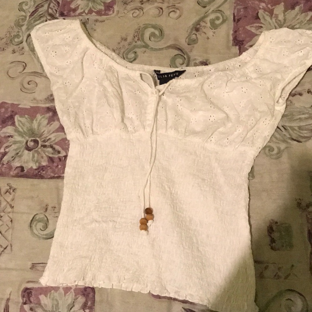 Cute off the shoulder shirt